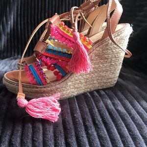 New York & Company fun tassel sandals